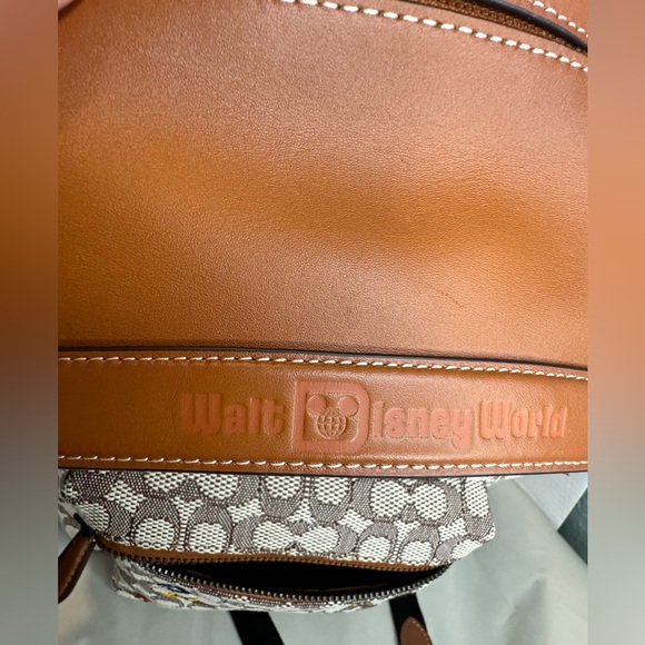 Pre loved~Mickey Mouse And Friends Disney Backpack and Wallet By COACH - Picture 10 of 16